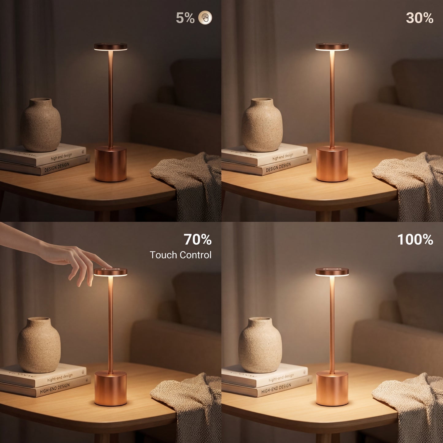 TouchGlow™ LED Lamp