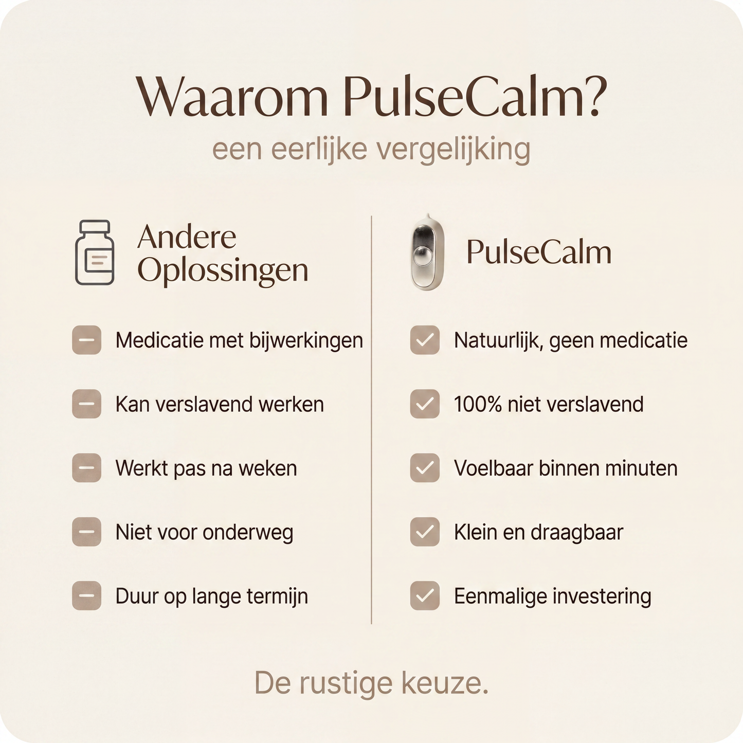 CalmPulse™ Natuurlijk Kalmeerapparaat voor Rust & Slaap