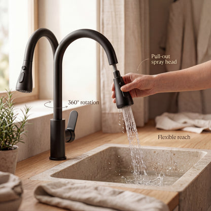 AquaPull™ Keukenkraan