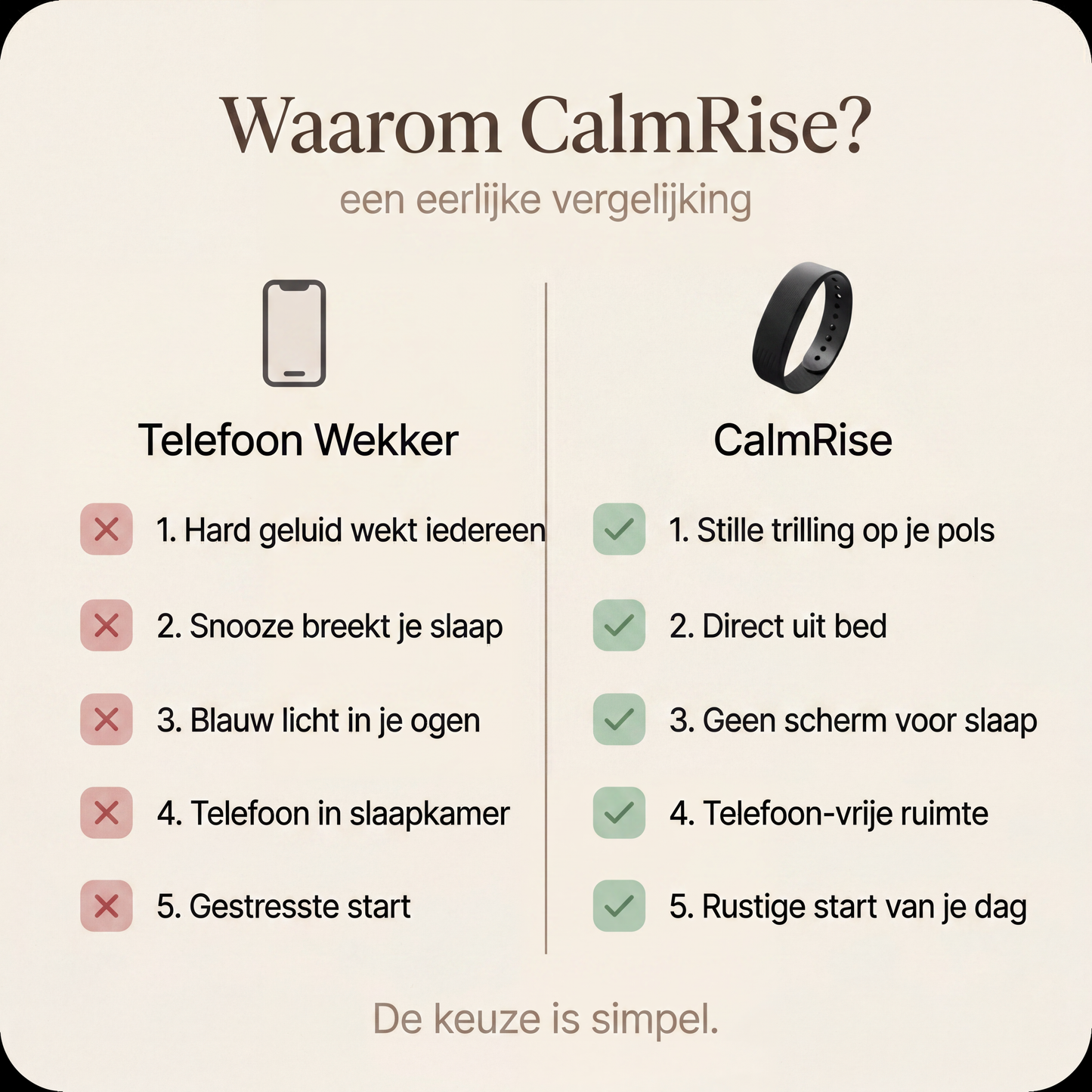 CalmRise™ Slimme Wekker
