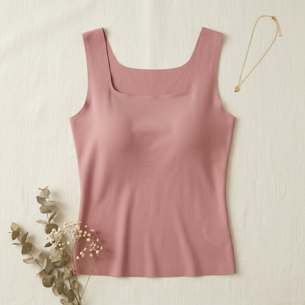 Seamly™ Naadloze top met ingebouwde BH