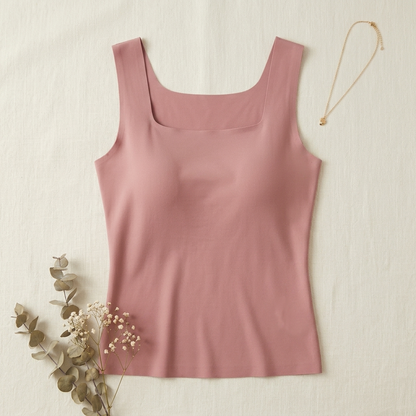 Seamly™ Naadloze top met ingebouwde BH