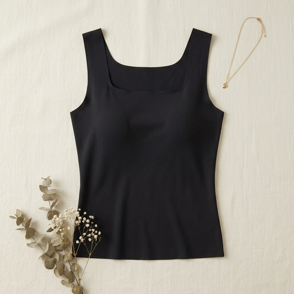Seamly™ Naadloze top met ingebouwde BH