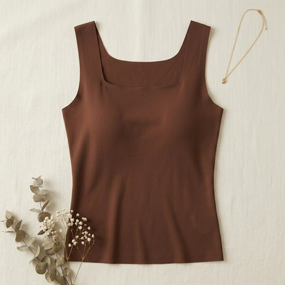 Seamly™ Naadloze top met ingebouwde BH