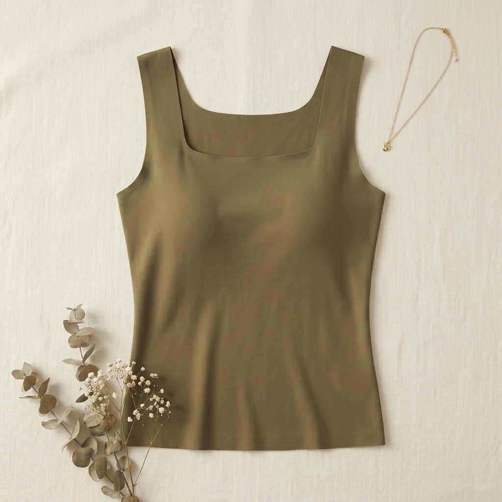 Seamly™ Naadloze top met ingebouwde BH