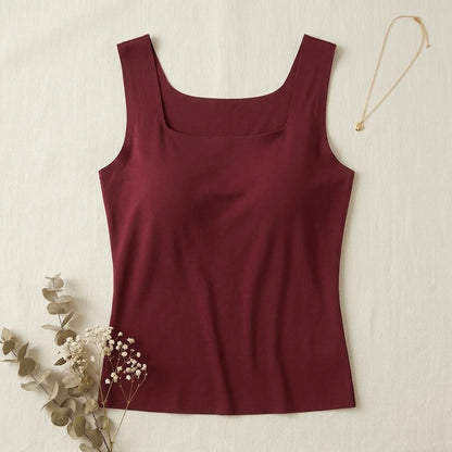 Seamly™ Naadloze top met ingebouwde BH